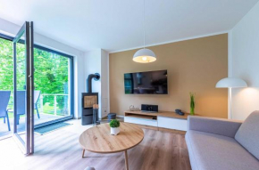Glücksraum - Modernes Apartment mit Panoramablick, Kamin & Wohlfühlambiente, Krakow Am See
